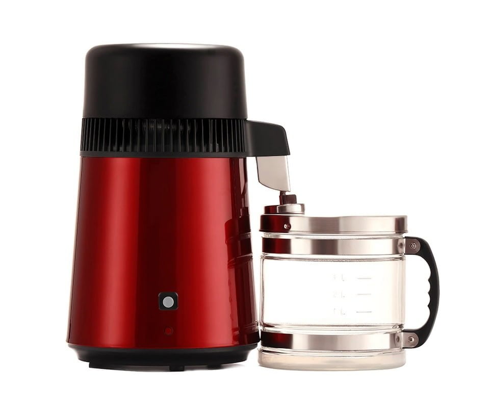 Tislain punainen Juomaveden tislain - punainen