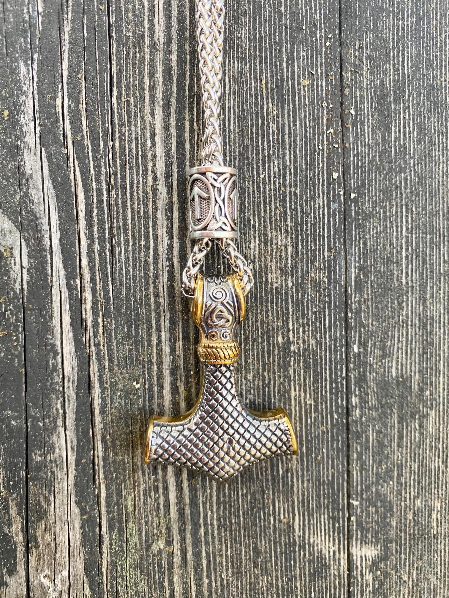 Mjolnir k_takaa Kaulakoru - Thorin vasara Mjölnir Kulta - Image 2
