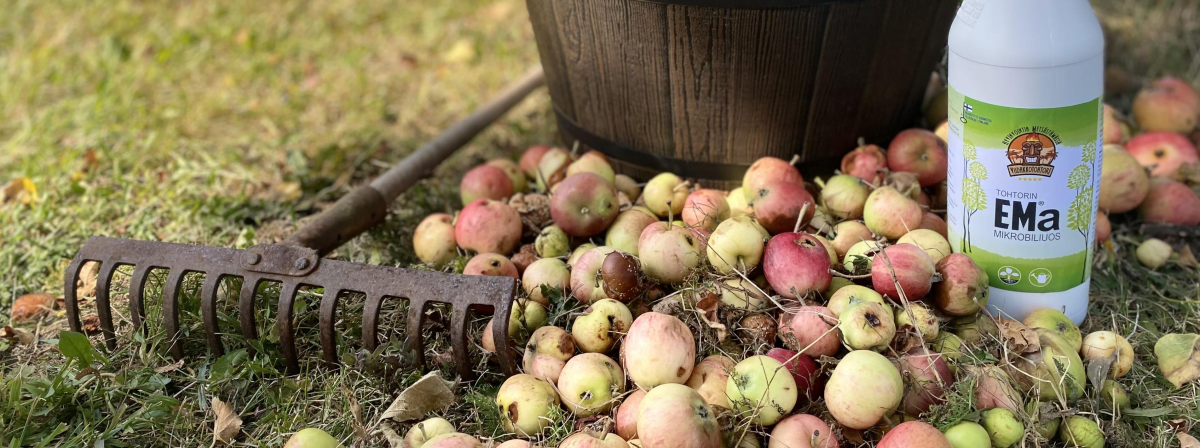 Göra Bokashi på trädgårdsavfall Kuva 1200x448